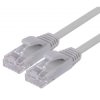 Patchcord UTP kat.6 1.5m, płaski (szary)