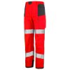PANTALON IRIS ROUGE FLUO / GR CHARCOAL