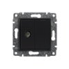 VENA Gniazdo TV SAT pojedyncze typu F antracyt 516154 KOS
