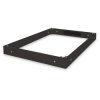 Enclosure base, sheet steel, (L x W x H) 1200 x 800 x 100 mm, black, for Unique server cabinets, DN-19 PLINTH-8/12-B