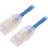 Stp28x5mbu Patch Cord F/Utp,Tx6a-28™ 6A Drut Cu Lszh Niebieski 5M 28Awg