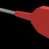 185585 SMD clamp test probe, red, flexible