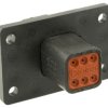 Złącze samochodowe 6-pinowe Deutsch Żeński 13A DT Montaż na panelu Złącze samochodowe