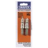 Draper 25860 3/8" Air Line Coupling Integral Adaptor / Tailpiece Pack of 2