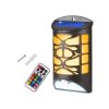 Lampa solarna LED ścienna, ozdobna, 30*LED SMD + RGB + pilot, czujnik ruchu, akumulator...