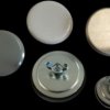 Cover cap, round, stainless steel, (Ø) 48 mm, natural, HP100SS
