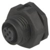 Złącze M12, żeńskie, PIN:5, gniazdo, proste, 60V MSAP-05PFFS-SF8002