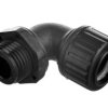 Dławnica kątowa do węża osłonowego PG9 IP65 SILVYN HW PG 9 czarna 61794110