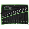Klucze oczkowe wygięte 6-32mm 12elem. polerowane STALCO PERFECT S-76763