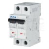 Wyłącznik nadprądowy PL6 1-fazowy 2A 6kA typ C 2-biegunowy 2P (400V AC) 2-modułowy EATON 286562