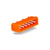 WAGO 231-542/001-000 MCS MIDI 12 Pole 12A 5.08mm Closed Horiz PCB Header Orange