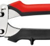 Nożyce do blachy, dł.: 180 mm, Prosty, materiał cięcia: Stal węglowa