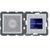 B.x Radio Touch DAB+ z głośnikiem alu mat 29801404 HAGER