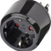 Adapter podróżny Brennenstuhl 1508470 Brennenstuhl 1508470, Universal, Drinnen, 250 V, Schwarz, 10 A