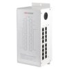 Switch, 16 portów x 100Mbps (12 portów POE, 4 interfejsy kaskadowe LAN), przeznaczony do stacji w...