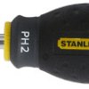 Wkrętak Stubby rozmiar końcówki: PH2 Phillips Stanley długość ostrza: 30 mm Wkrętak Stubby