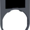 Label holder, 30 x 50 mm, unlabeled, for Flush 30 mm, ZBYF6101