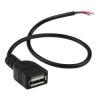 USB-A – Wtyk z przewodem 4-pin, 25 cm