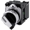 Siemens 3SU11502BF601BA0 SIRIUS ACT rotary Switch 22mm metal latching