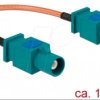89662 HF cable, FAKRA Z plug > FAKRA Z plug, 15cm