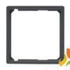 BERKER Q.1/Q.3/Q.7 Pierścień oddzielający do płytki centralnej antracyt aksamit lakierowany 11096086 HAGER