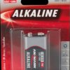 1515-0000 Red, alkaline battery, 9 V, 1 pc.