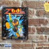 Rustic Retro Amiga Gaming ZOOL Game Artwork - Metal Sign
