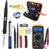 Lutownica 80W zestaw lutowniczy dla elektroników z multimetrem