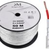 Przewód głośnikowy OFC 2 x 2,50mm2 z ekranem rolka 50m