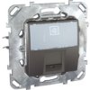 UNICA CLASS Gniazdo komputerowe RJ45 kat.5 UTP grafit MGU50.421.12Z SCHNEIDER ELECTRIC