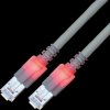 CS1OACDCD0250 Cat.6 LED patch cable, DualBoot, S/FTP gray, 25 m