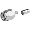 Telegärtner 100024654 R-SMA Connector Plug Straight 50 Ω Vibration-Resistant