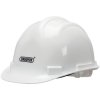 Draper 08908 EN397 Impact Tested Safety Helmet White - 08908