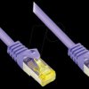 8070R-250V Patch cable - Cat.-7 raw cable, purple, 25m