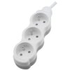 Przedłużacz elektryczny Listwa zasilająca HQ na 3 gniazda 2P+Z biało-szara 16A 5m BEMKO