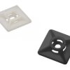 Uchwyt montażowy przyklejany dwutorowy do opasek kablowych do 4,8 mm 100 sztuk BMB0902