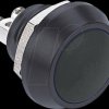 GQ12B-10NA Pushbutton,Ø 17,5/12 mm, 2A-36 VDC, black