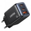 Ładowarka sieciowa 2x USB C + USB A (20V/3.25A) Power Delivery 3.0 [65W] czarna UNITEK