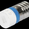 MWCE22449 Reflector LED, E10, blue, 24 V, 190 mcd, Ø9.7 mm, 160°