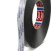 Adhesive tape, 19 x 0.8 mm, double sided, foamed acrylate, black, 25 m, 07063-00011-22