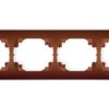 Logo Ramka Pozioma Poczwórna Brązowy Metalik 9Lrh-4