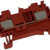 Złączka; na szynę DIN; DP2.5-RD; czerwony; sprężynowy; 0,14÷2,5mm2; 20A; 600V; 1 tor; 2; na szynę DIN TS35; Dinkle; RoHS