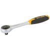 Elora 25408 200mm 1/2" Square Drive Push Through Soft Grip Reversible Ratchet