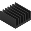 Heatsink, (L x W x H) 20 x 20 x 10 mm, 17 K/W, black anodized, 40905110102020
