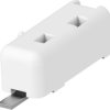 Poke-in connector, 1 pole, straight, white, 2008563-1