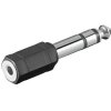 Adapter Jack6,3 wt/gn Jack3,5 stereo