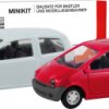 Herpa 012218-007 H0 Model samochodu Renault Twingo, Vermehlo Vivo i Jaune Vanille