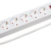 Outlet strip, 6-way, 1.5 m, 16 A, white, 106148