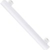 LED lamp, S14S, 6 W, 600 lm, 240 V (DC), 240 V (AC), 2700 K, dull, warm white, F, S14S7W