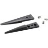 Ideal Tek A249CF Tweezers Replacement Tip 40mm ESD Carbon Fibre Pair